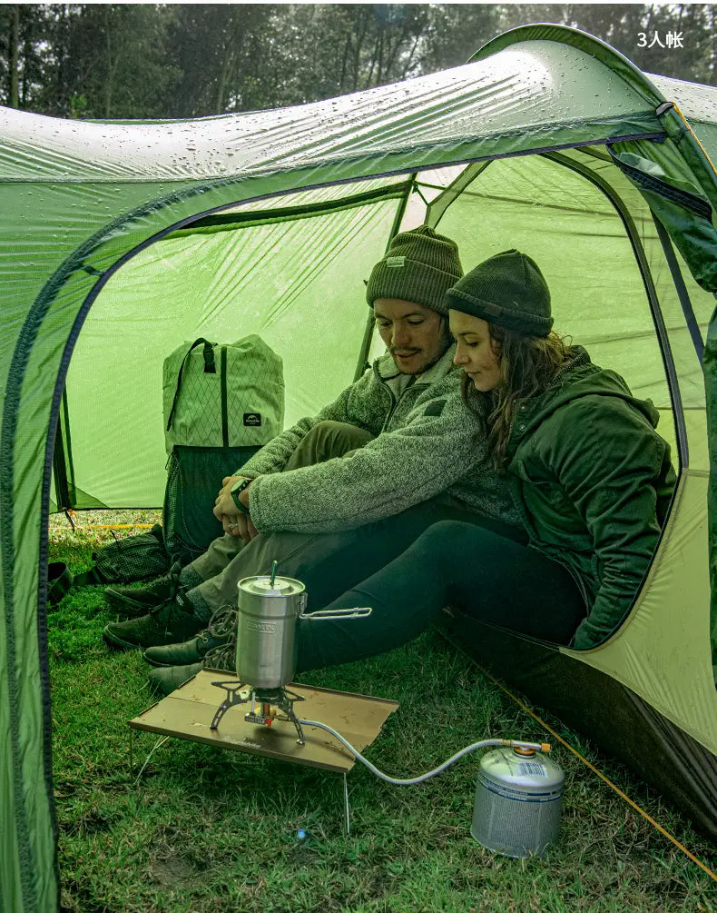 Fantastisches Opalus-Tunnel-Campingzelt für 2–4 Personen, ultraleicht, 4 Stück