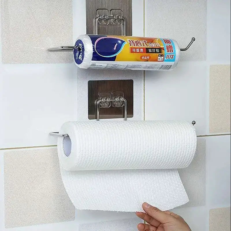 Porte-serviettes suspendu à double usage - idéal pour la salle de bains