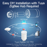 Tuya Zigbee Smart Radiator TRV Thermostat Actuator Valve Controller - WiFi Temperature Control via SmartLife Google Alexa Apps