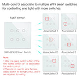 Tuya Smart Light Switch 6 Gang - WiFi Scene Control via SmartLife Google Alexa Apps