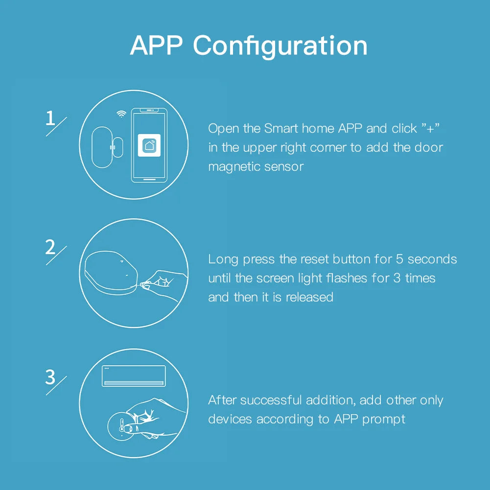 Tuya ZigBee Smart Window Door Gate Sensor - WiFi Entry Monitoring via SmartLife Google Alexa Apps