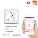 Tuya ZigBee Smart Thermostat Hub with LCD Screen - WiFi Water Heater & Flooring Control via SmartLife Google Alexa Apps