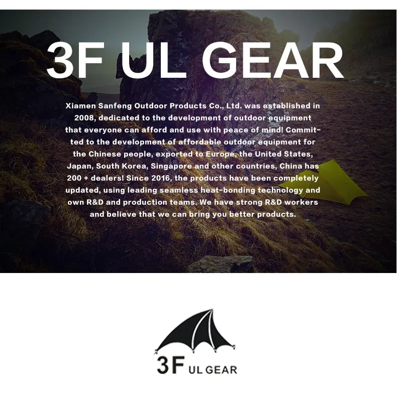 3F UL GEAR Lanshan 1 Outdoor Ultraleichtes Campingzelt – 1
