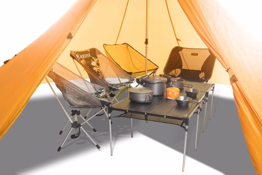 Ultraleichtes 860G-Campingzelt für 3–4 Personen – wasserdicht 20D