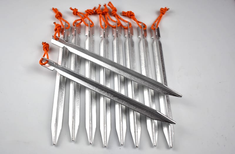 Outdoor Tent Pegs Set - Aluminum Camping Accessories