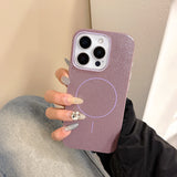 Glitter Wireless Charging Slim Phone Case for iPhone