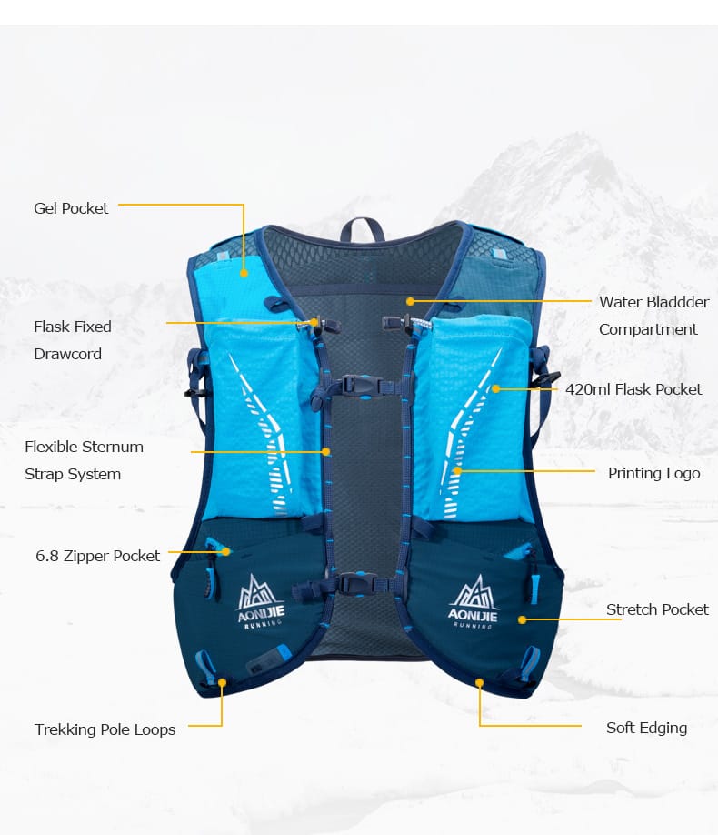 18L Trinkrucksack für Trailrunning und Marathonrennen