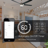 Tuya Smart Ceiling Fan Light Control Switch & Remote - WiFi RF Fan Speed Control via SmartLife Google Alexa Apps