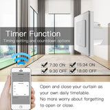 Tuya Smart Curtain Control Switch for Motorized Curtains and Roller Blinds - WiFi Control via SmartLife Google Alexa Apps