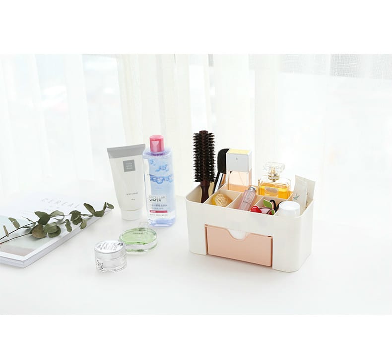 Acryl-Kunststoff-Make-up-Organizer-Aufbewahrungsbox mit Schublade