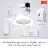 Tuya ZigBee Smart Thermostat Hub with LCD Screen - WiFi Water Heater & Flooring Control via SmartLife Google Alexa Apps