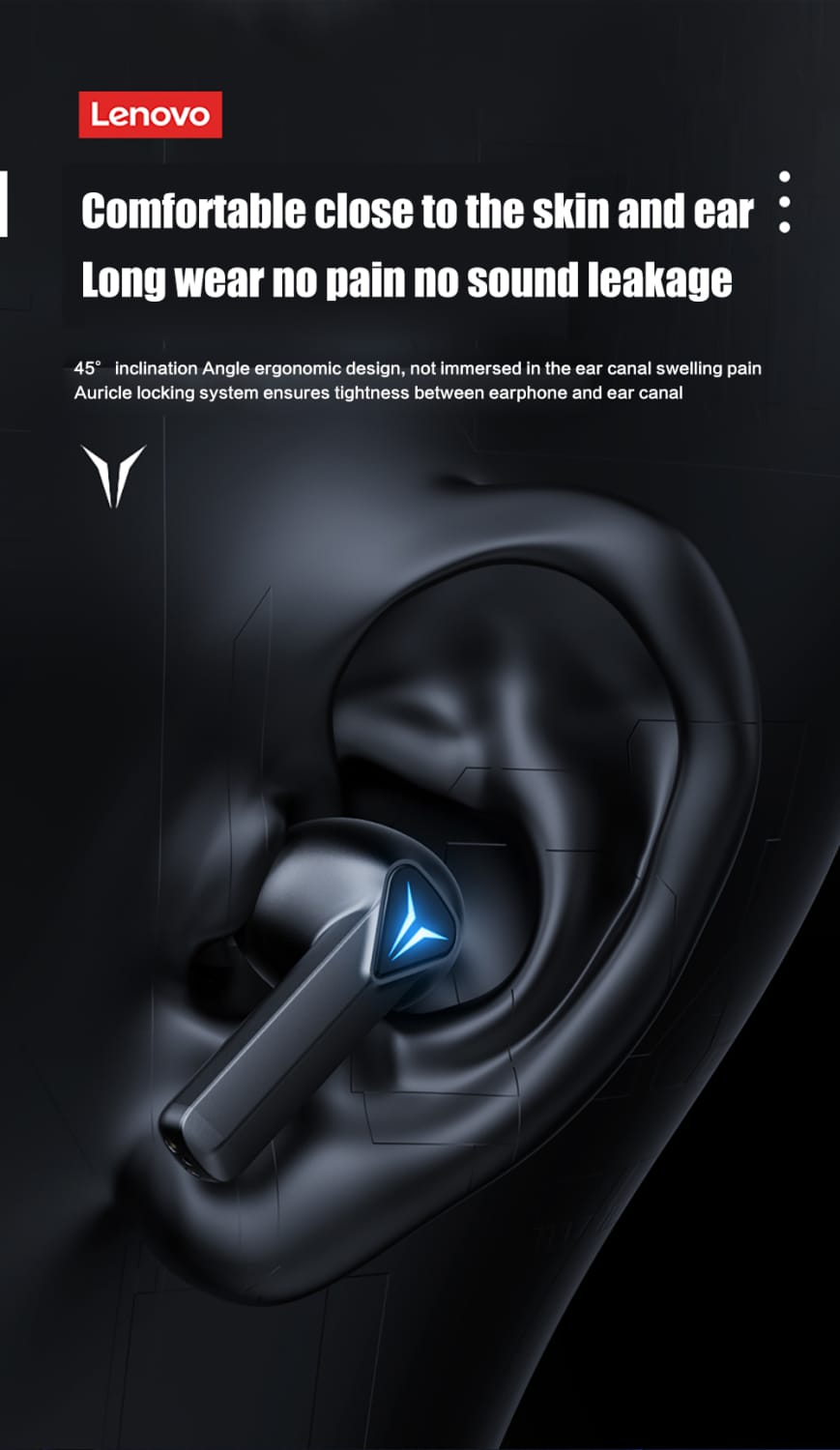 Lenovo Gaming-Kopfhörer – kabelloses High-End-Bluetooth