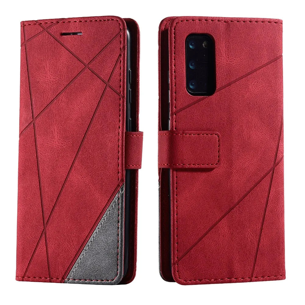 Luxury Leather Style Case with Card Slots & Flip Stand For Samsung Galaxy A5 A6 A7 A8 Plus Holder Wallet Phone Stand Bag Cover