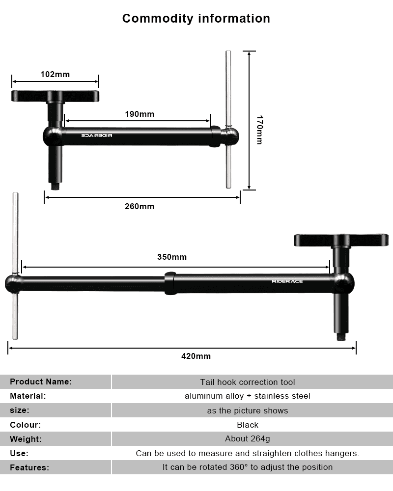 Fahrrad-Schaltauge-Ausrichtungslehre für hinteres Wechselohr