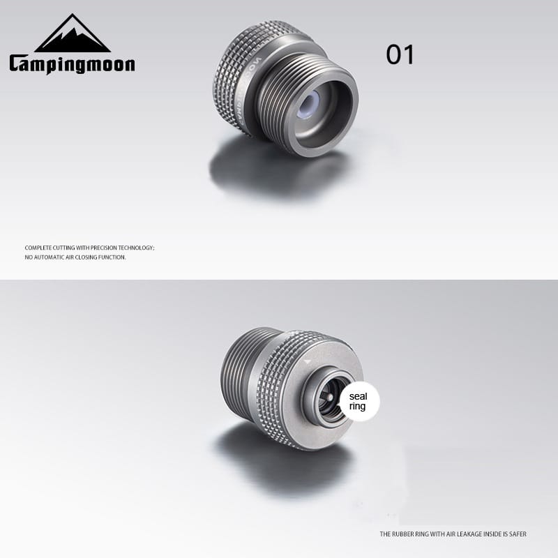 Transferanschluss für Gasflaschenkartuschen aus Aluminiumlegierung für