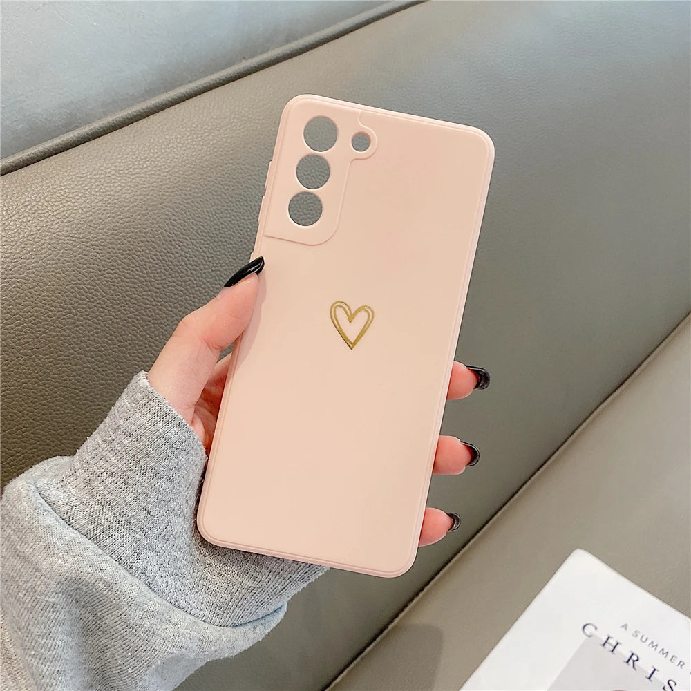 Luxury Love Heart Design Case For Samsung A53 A33 A13 A22 A52 A72 A42 A32 A12