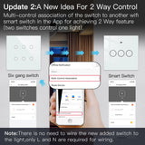 Tuya Smart Light Switch 6 Gang - WiFi Scene Control via SmartLife Google Alexa Apps