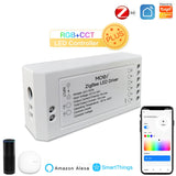 Tuya ZigBee Smart RGB Dimmer Module Switch - WiFi Relay Voice Control for SmartLife Google Alexa Apps