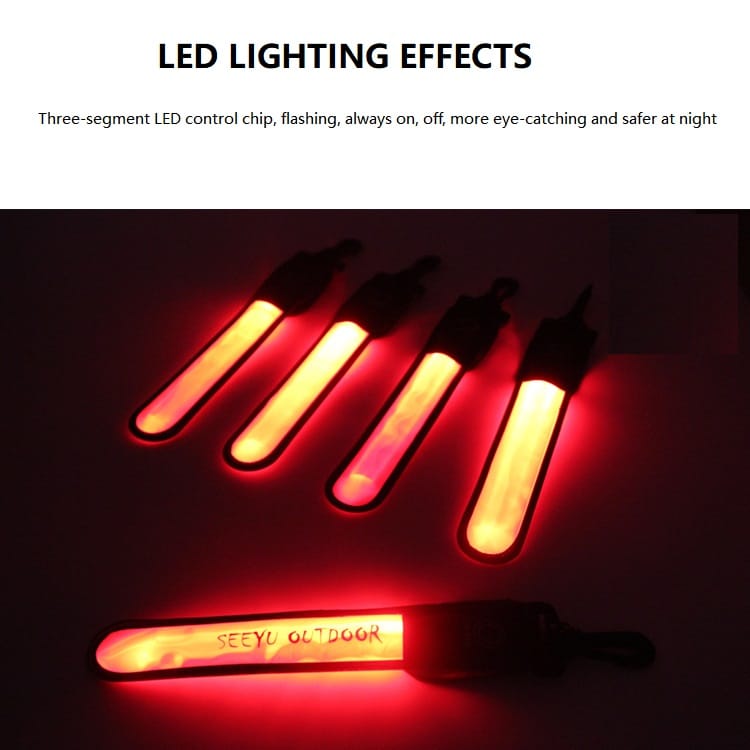 LED-reflektierendes Rucksacklicht – bleiben Sie währenddessen sichtbar