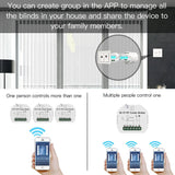 Tuya Blind Curtain Control Switch with Remote - WiFI Control via SmartLife Google Alexa Apps