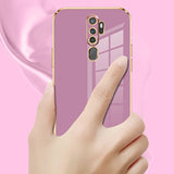 Gloss Gold Plating Edge Case For Oppo A9
