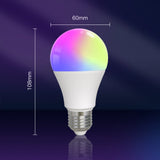 Tuya Smart Bluetooth LED Bulb E27 9W - WiFi RGB Dimmable Control via SmartLife Google Alexa Apps