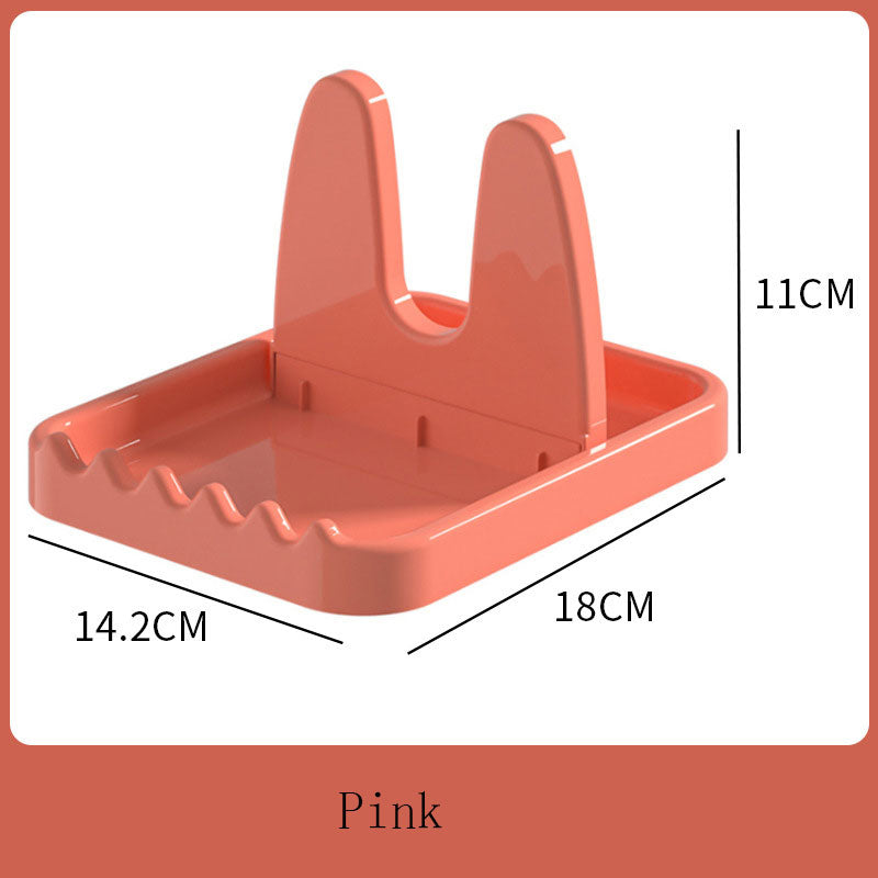 Multifunktionaler Topfdeckel- und Löffelhalter-Organizer-Ständer