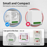 Tuya Zigbee Smart Mini Light & Curtain Control Switch - WiFi Device Control via SmartLife Google Alexa Apps