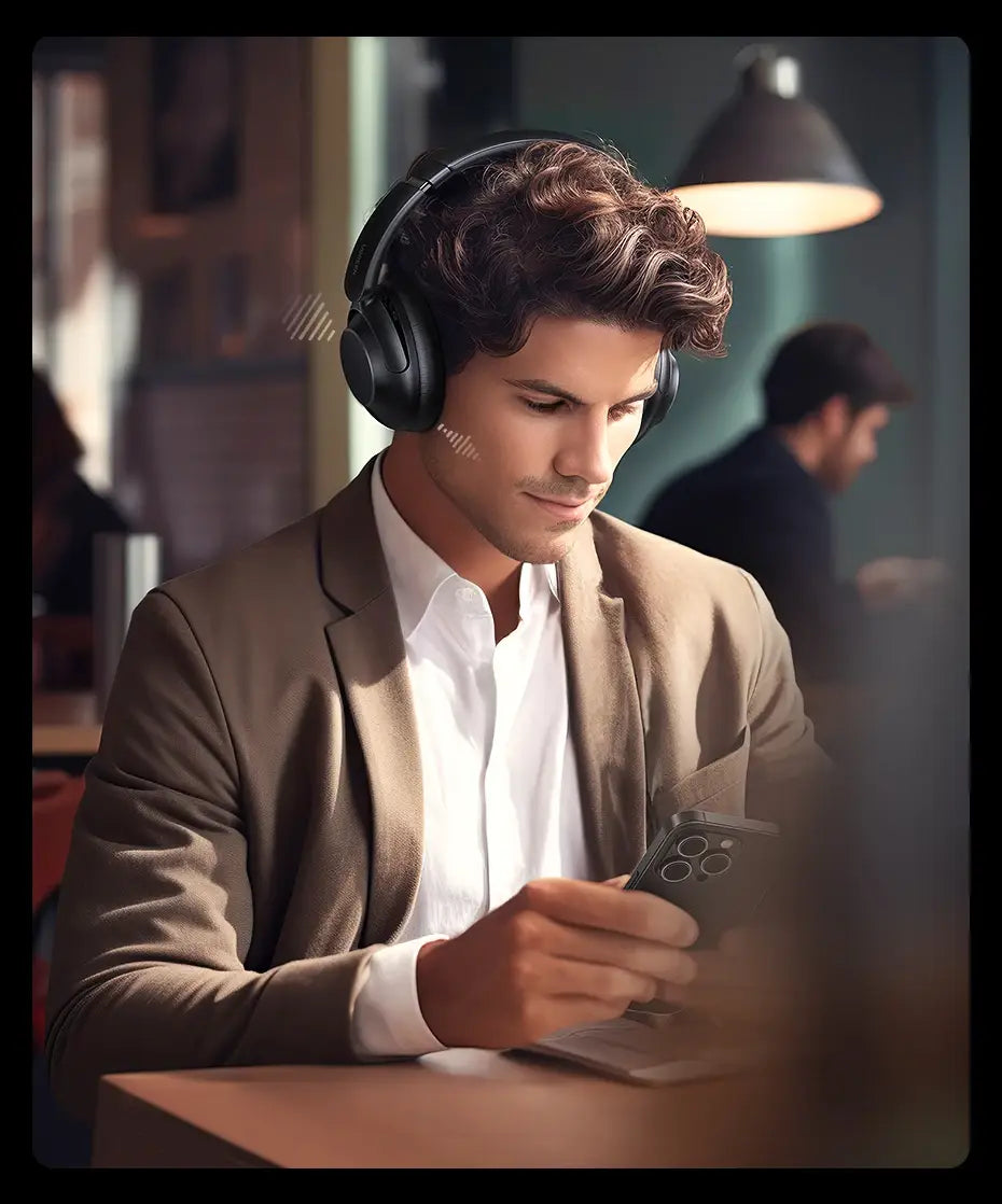 UGREEN HiTune Max5 Wireless Bluetooth Headphones - 90H LDAC ANC TWS