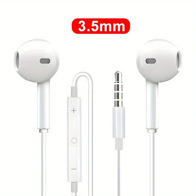 In-Ear Headphones For iPhone - Wired / USB Type-C / Stereo Jack Quality Earpods