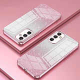 Gradient Glitter Plating Edge Phone Case For Samsung Galaxy S Series