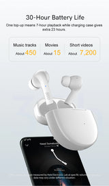 QCY T18 Wireless Bluetooth 5.2 Earphones - TWS Noise Cancelling HiFi Stereo Dynamic Earpods Earbuds Headphones