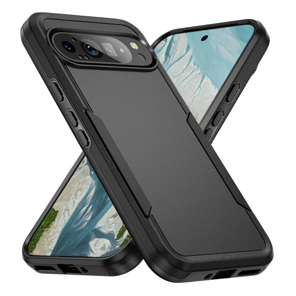 Shockproof Matte Dual Density Lens Protect Case For Google Pixel 10 9 9A 8 7 Pro XL