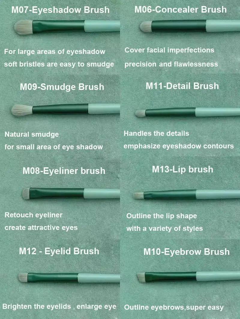 Weiches Pinselset für makellose Make-up-Anwendungen