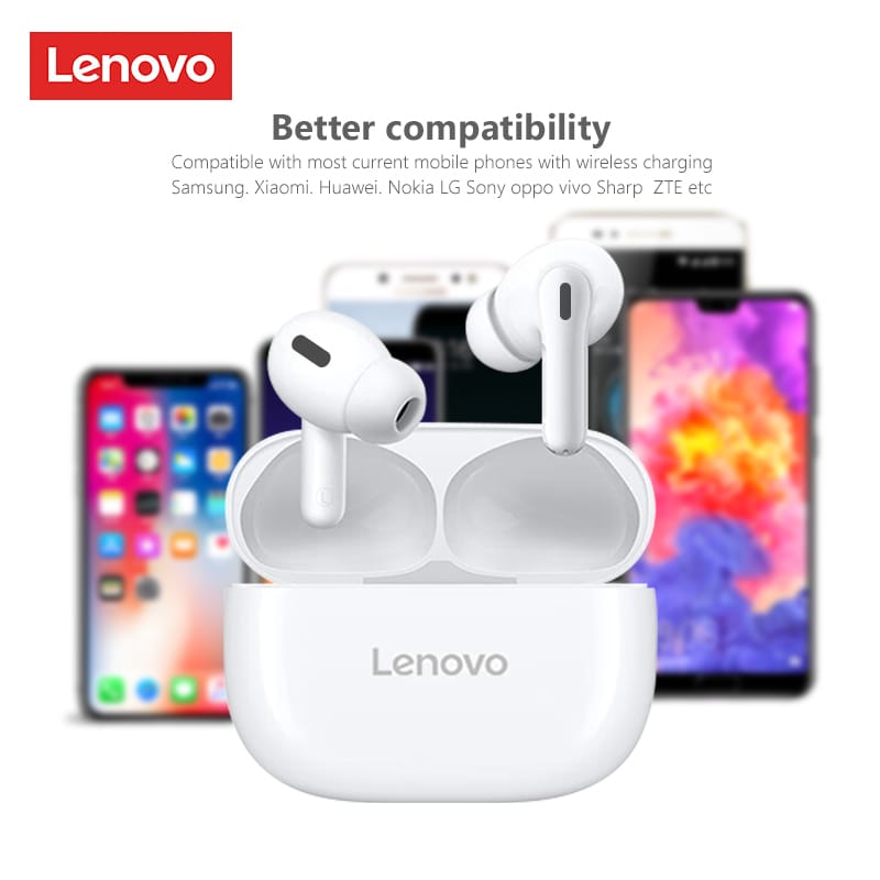 Lenovo Waterproof TWS Bluetooth Earphones - 1-3 Pack