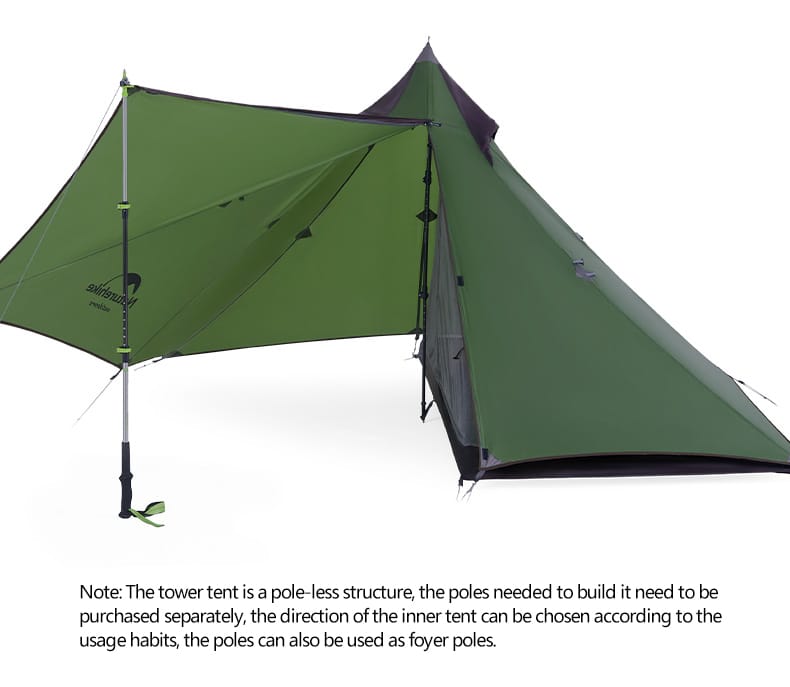 Naturehike Spire 1 Ultraleichtes Campingzelt für 1 Person -