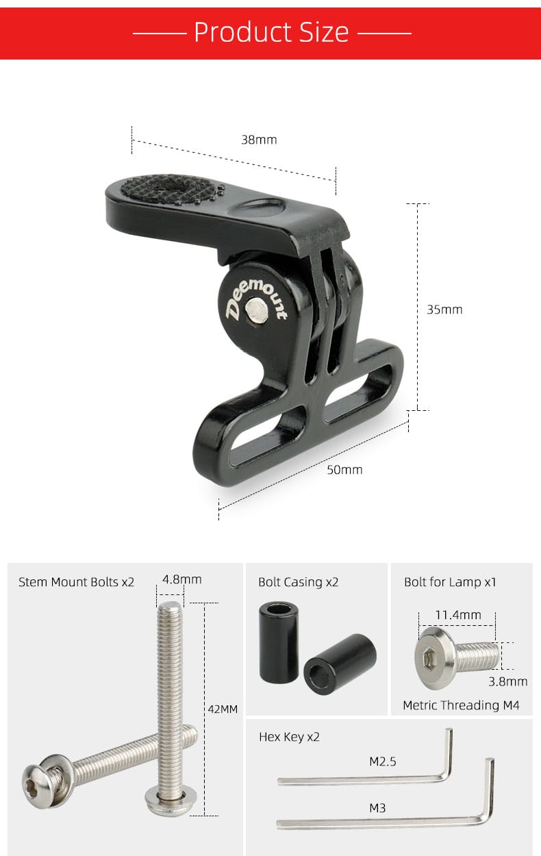 Montieren Sie Ihren Fahrradscheinwerfer ganz einfach mit unserem Adapter für