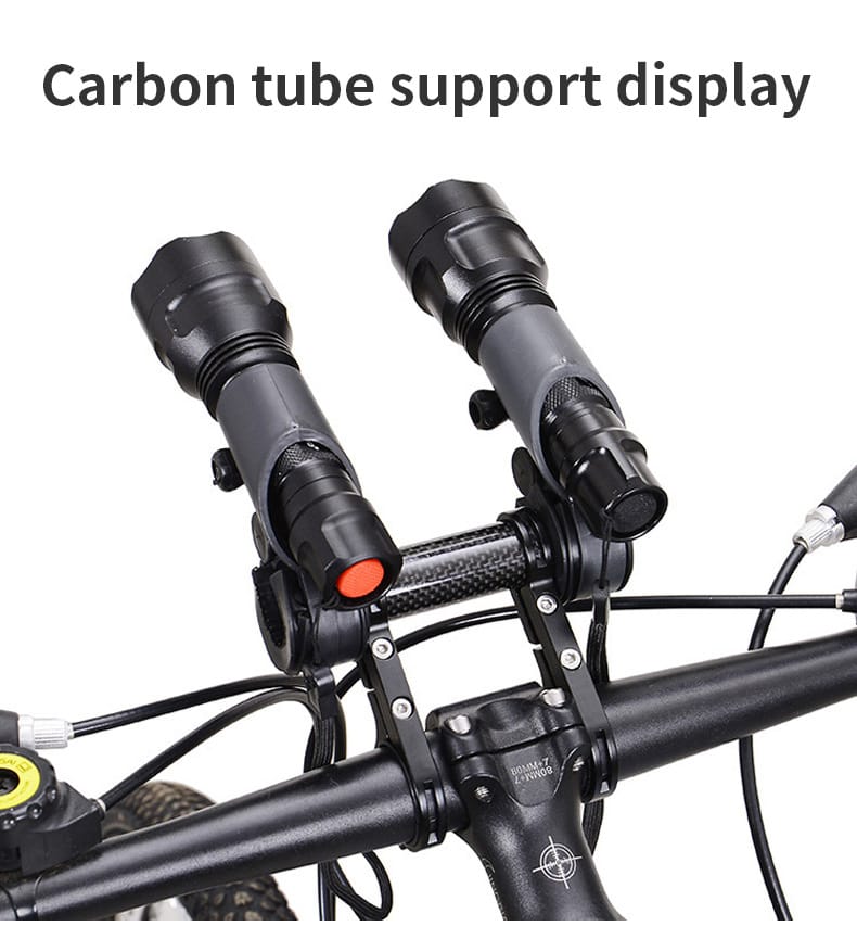 Fahrradlenkerhalterungen aus Aluminiumlegierung und Kohlefaser –