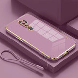 Gloss Gold Plating Edge Case For Oppo A9