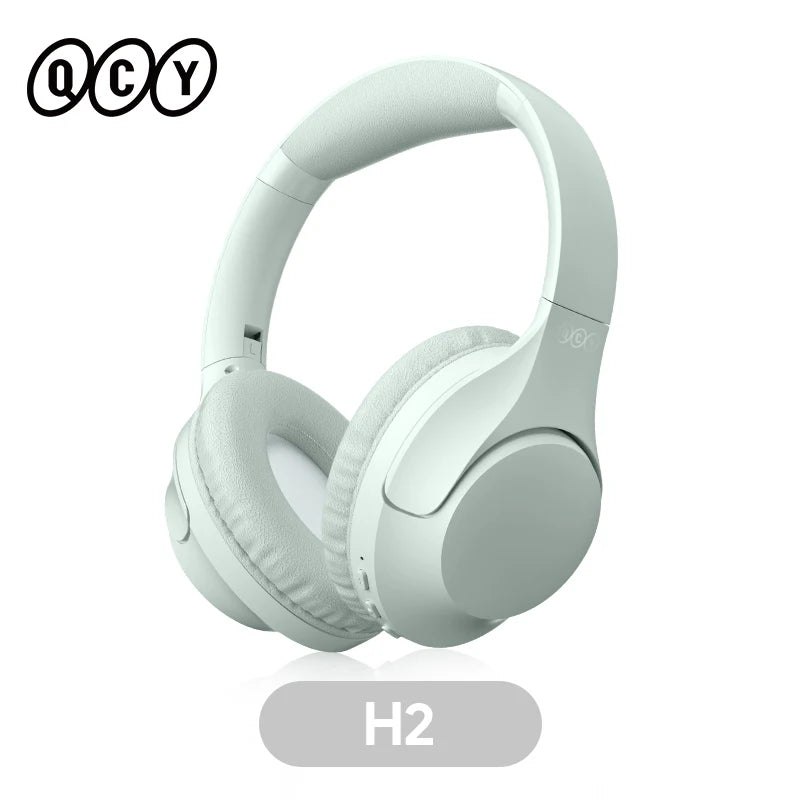 QCY H2 Pro Wireless Bluetooth 5.3 Headphones - 60H Gaming TWS Noise Cancelling HiFi Stereo Dynamic Headset