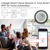 Tuya ZigBee Smart Temperature and Humidity Sensor with LCD Display - WiFi Indoor Hygrometer Monitoring via SmartLife Google Alexa Apps