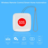 Tuya ZigBee Smart Personal SOS Button Sensor Alarm - WiFi Emergency Help Monitoring via SmartLife Google Alexa Apps