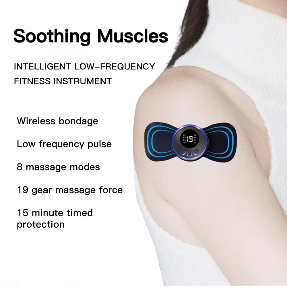 Intelligentes EMS-Nackenmassagegerät mit Fernbedienung gegen Schmerzen