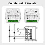 Tuya Zigbee Smart Curtain Switch Control Module - Wifi Blinds Shutter Motor Control via SmartLife Google Alexa Apps