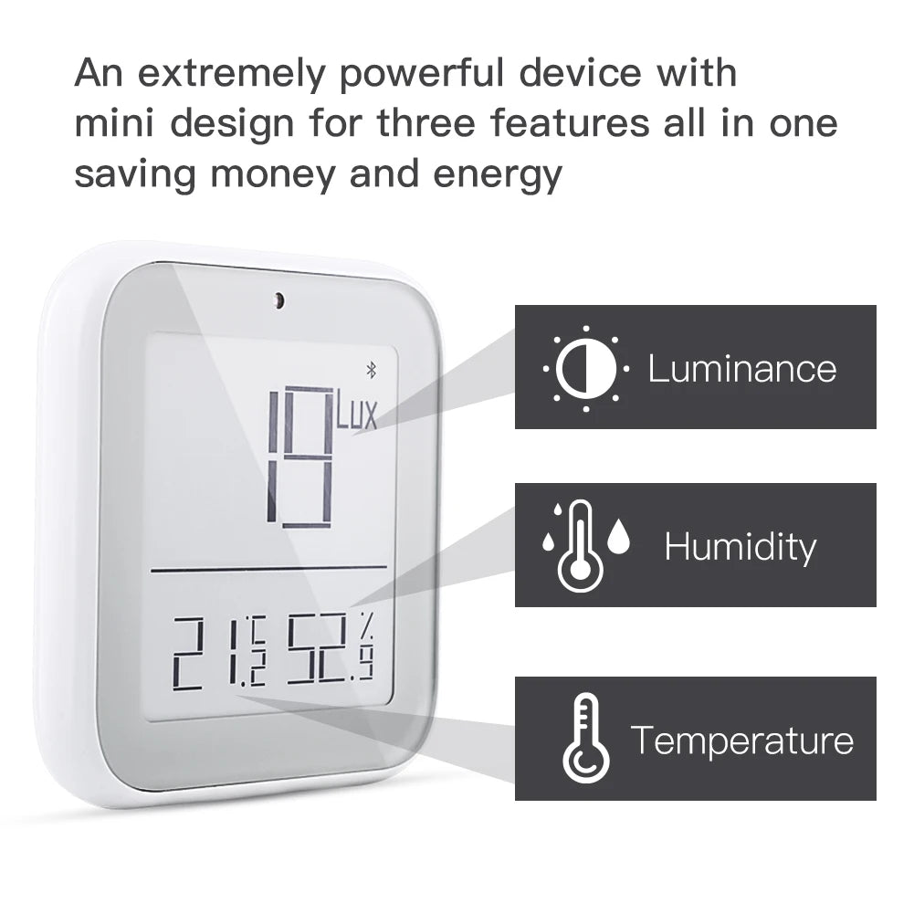 Tuya ZigBee Smart Bluetooth Mesh Brightness Temperature Humidity Sensor - WiFi Control via SmartLife Google Alexa Apps