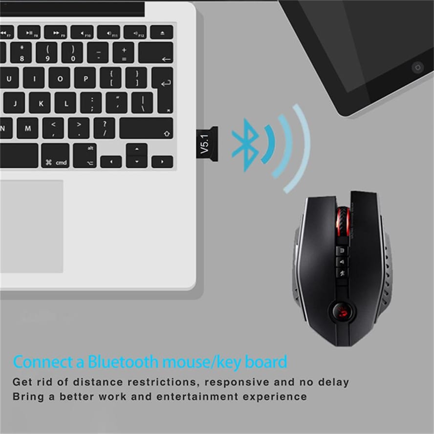 USB-Bluetooth-5.1-Adapter für PC-Laptop – kabellos