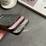 Luxury Pastel Leather Texture Leopard Print Design Wireless Charge Case For Google Pixel 5a 6a 7a 8a 9a 6 7 8 9 Pro Xl