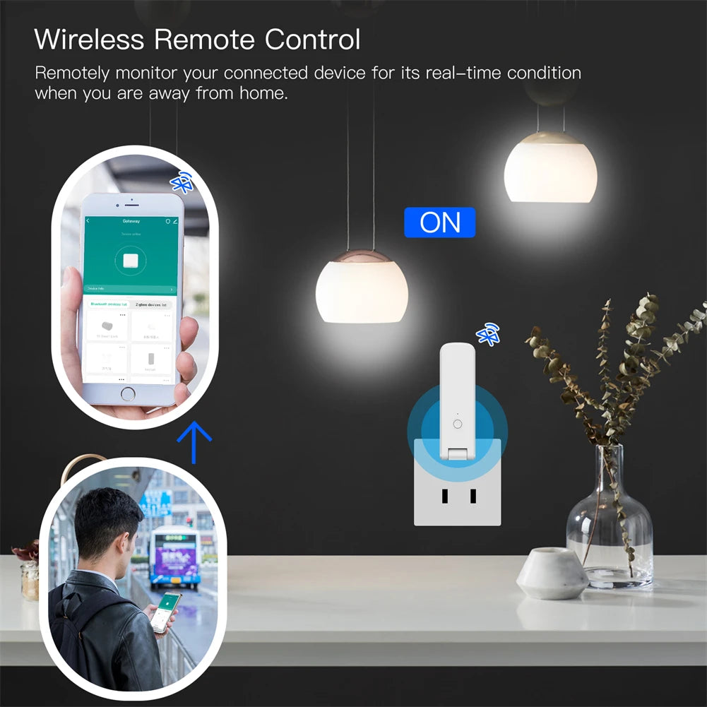 Tuya Zigbee Smart Multi-mode Gateway USB Connector Dongle - WiFi Control via SmartLife Google Alexa Apps