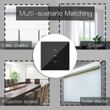 Tuya Smart Touch Curtain Control Switch - WiFi Blinds Shutter Control via SmartLife Google Alexa Apps