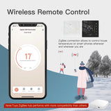 Zigbee Smart Thermostat - WiFi Room Temperature Control via Tuya SmartLife Google Alexa Apps